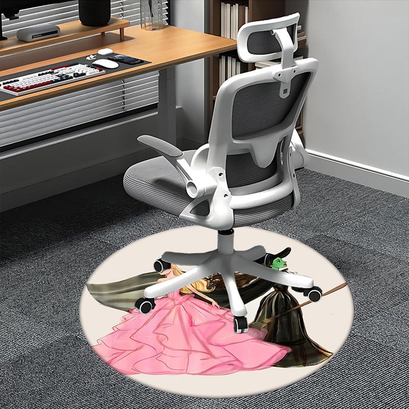 

Princess DressWitch Costume Chair mat Round Rug Office carpet, Non slip, Suitable for Living Rooms, Bedrooms,Decor1205904a 80cm by 80cm