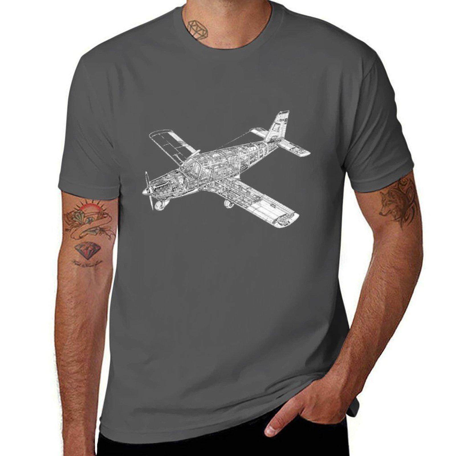 

Piper Cherokee Flying Bluprint T-Shirt man graphic t shirt t shirt custom print T-Shirt 4XL