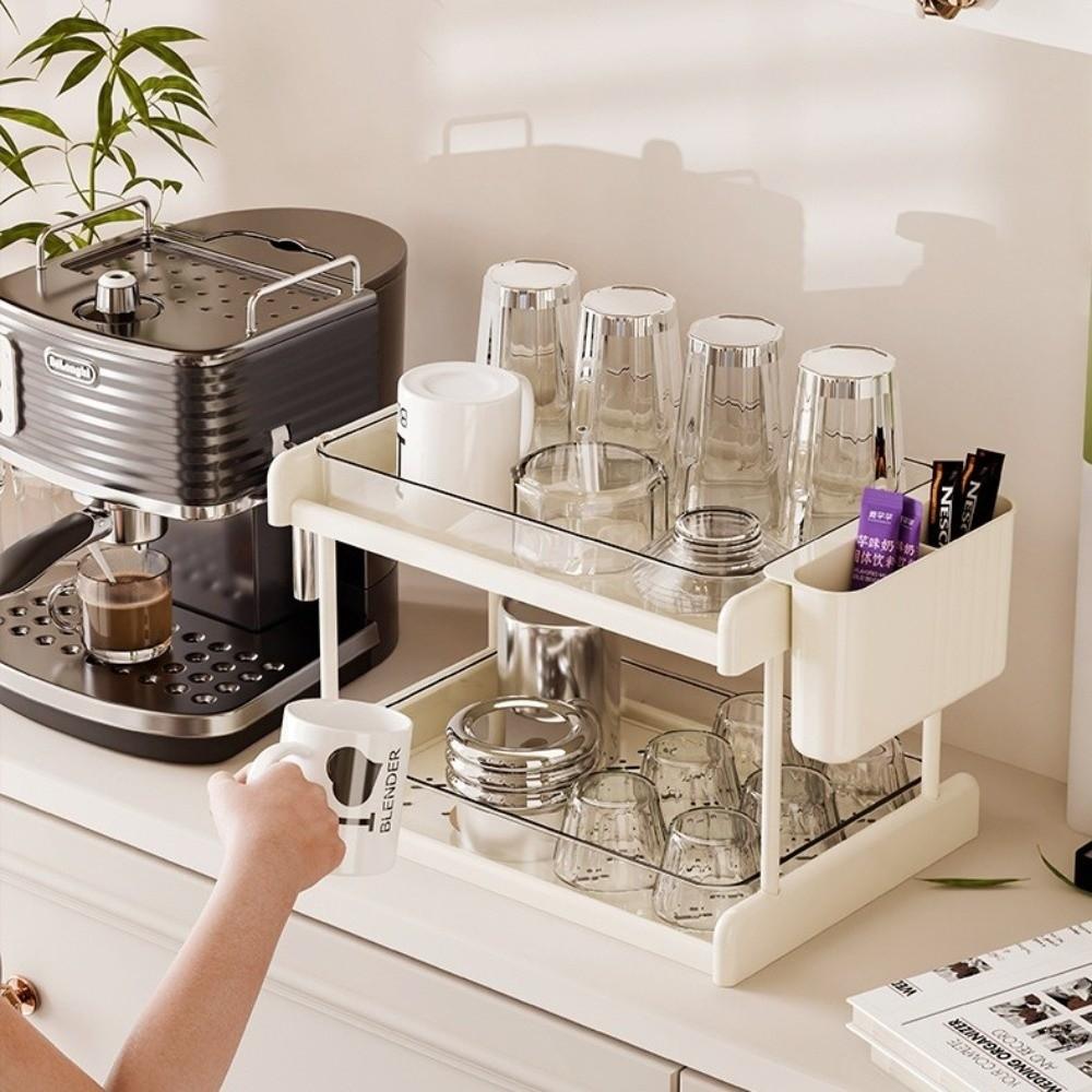 Large Capacity Storage Cup Holder Multifunctional Organizing Storage Rack  Household