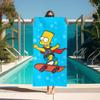 Beach Towel Simpsones Spa Large Bath Towel Personal Care Towels Home Bathroom Accessories Sauna Turban for Hair Quick Drying