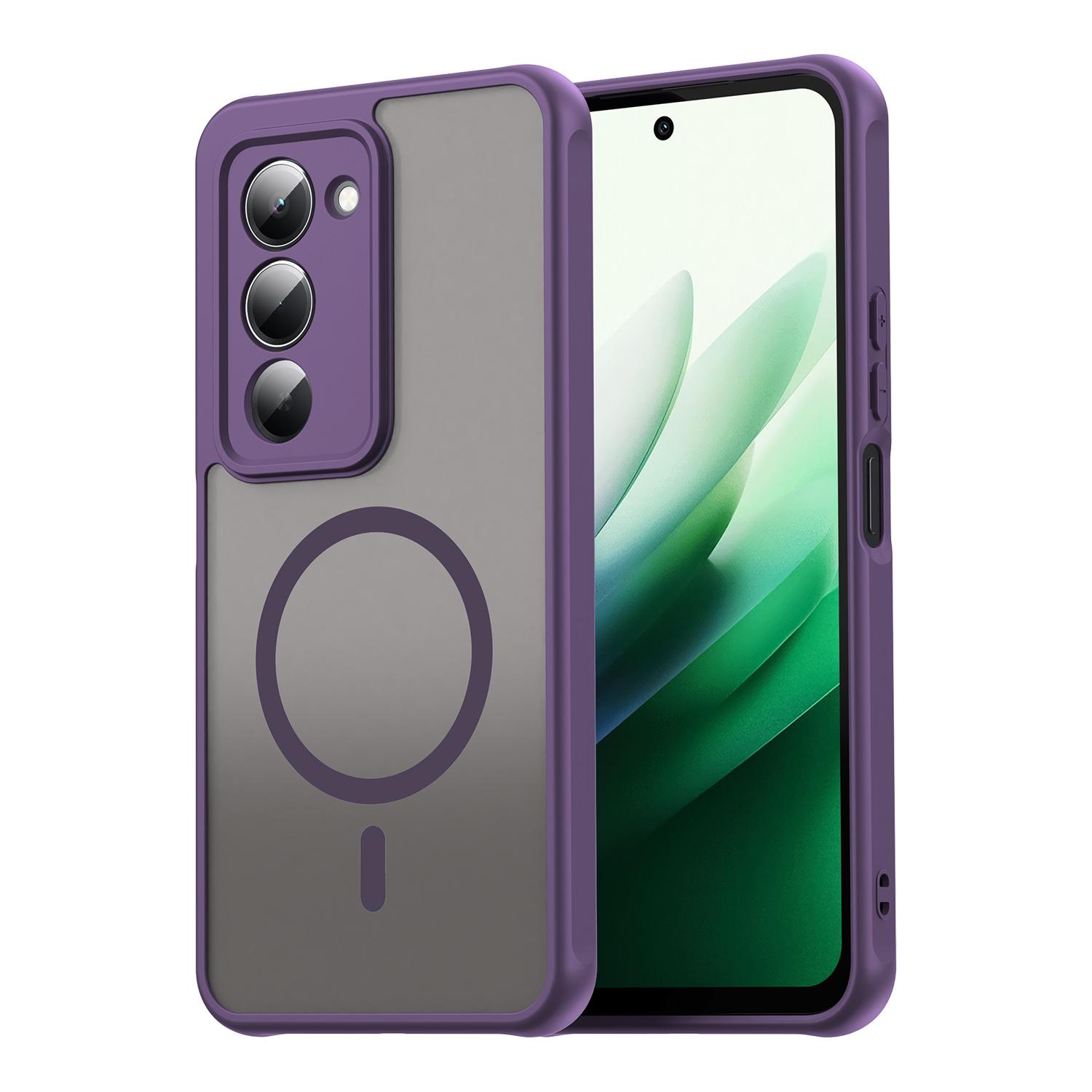 

Xiaomi Redmi 15 5G (169.5*80.5*8.5mm) Magsafe Phone Case,Magnetic Shockproof Phone Case Cover for Xiaomi Redmi 15 5G (169.5*80.5*8.5mm) темно-фіолетовий колір