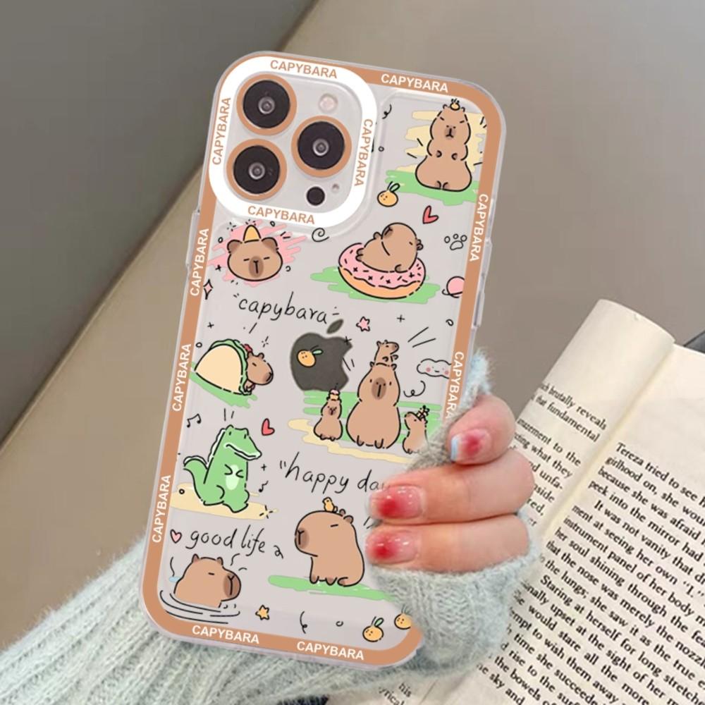 

Мультяшный чехол для телефона с капибарой для Samsung A 10 20 30 70 13 21 32 72 22 51 52 53 71 73 32 4g 32 5g Fundas Samsung A32 4g