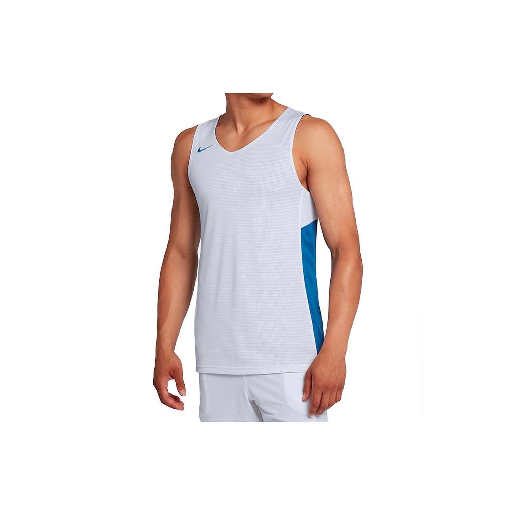 Nike Tank Tops Men's Blue V neck Moderate Straight Fit 867766-494