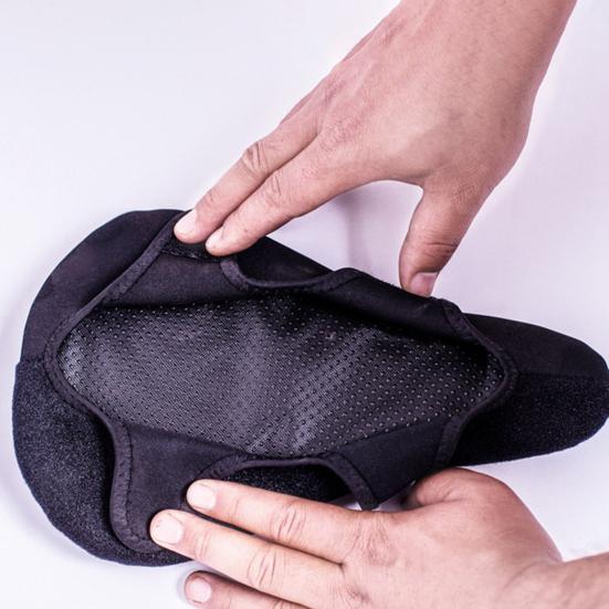 Potah sedla na kolo Celoobalový design Extra měkký Vodotěsný Proti poškrábání Univerzální Polstr na sedlo na kolo Polstrovaný potah na sedlo na kolo