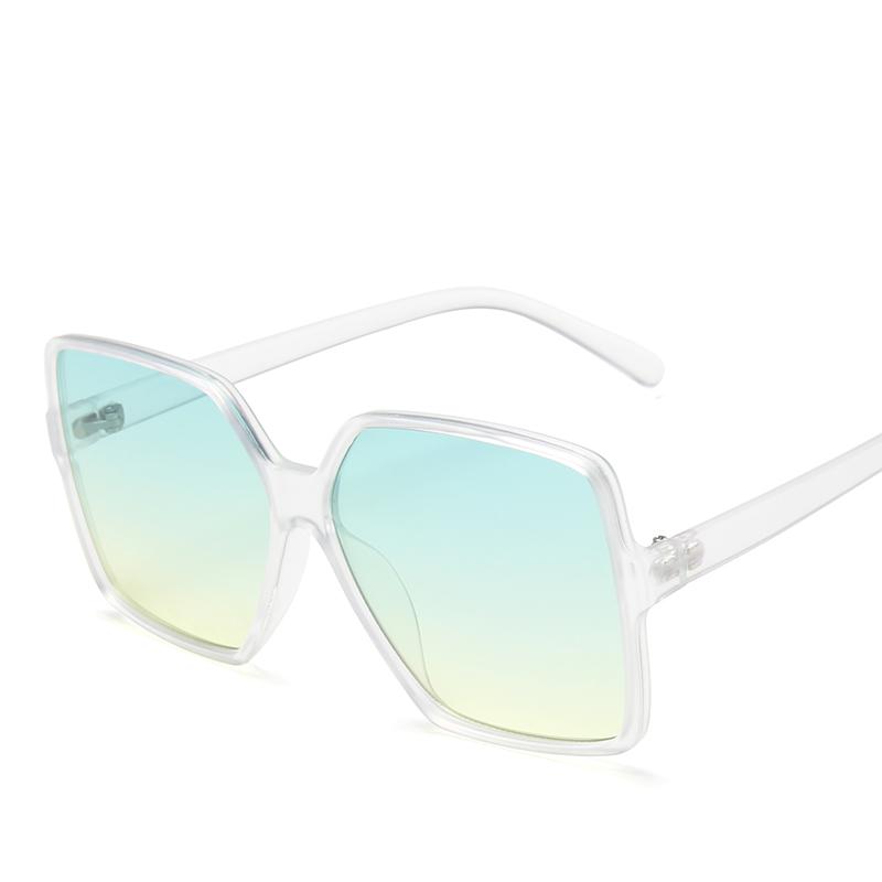 Square Retro Women Big Frame Sun Glasses Gradient Oversized Shades Sunglasses Best Fashion Sunglasses Suppliers Women Design