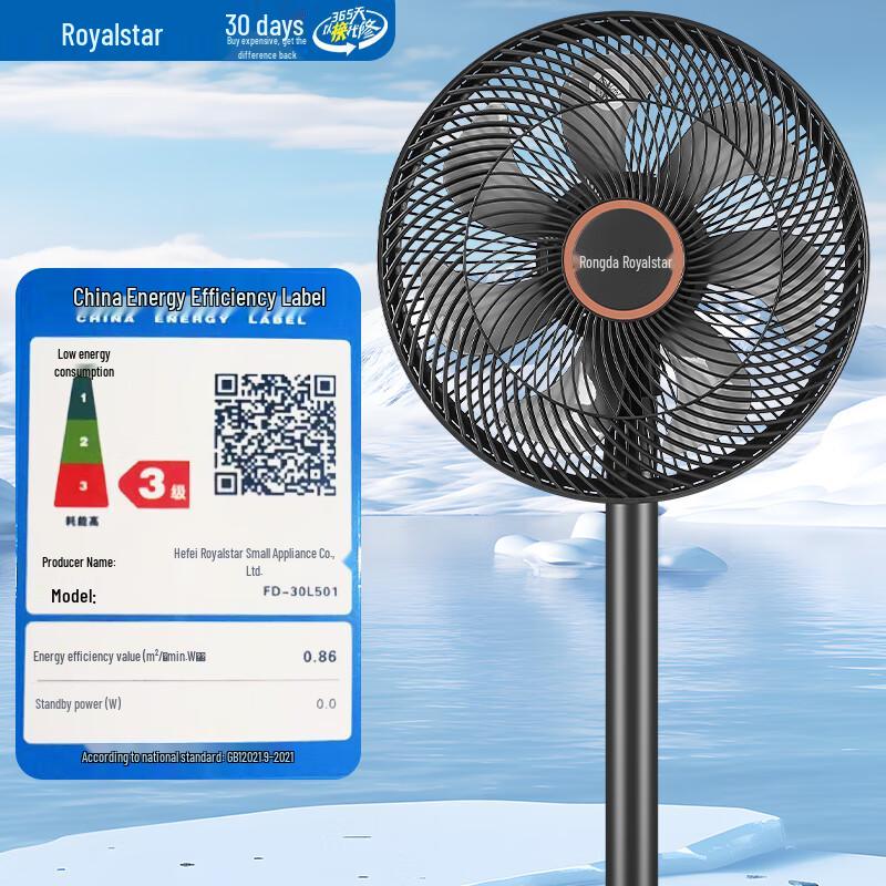 Royalstar 7-Blade Oscillating Pedestal Fan