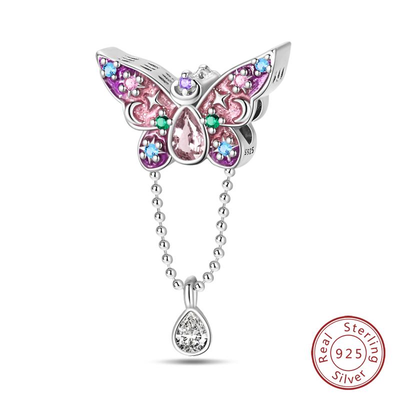 100% Copper Fashion Pink Princess Skirt Bag Lipstick Charms Beads Fit Qikaola Original Bracelets Diy Jewelry Gifts