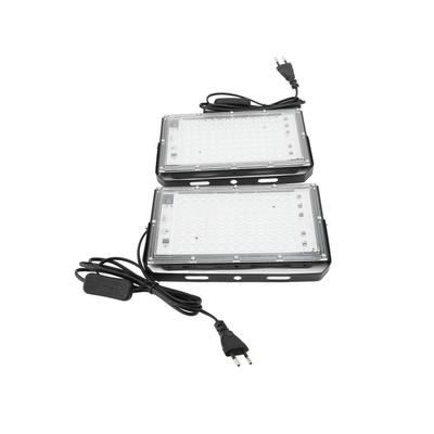2 Stück UV Schwarzlicht LED 90W IP66 Wasserdicht für Glow Party Bühnenbeleuchtung Körperfarbe Fluoreszierend