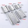 1Pcs Double Opening Door Hinge Automatic Closing Thickened Spring Silent Hinges With Inner And Outer 3/4/5/6inch