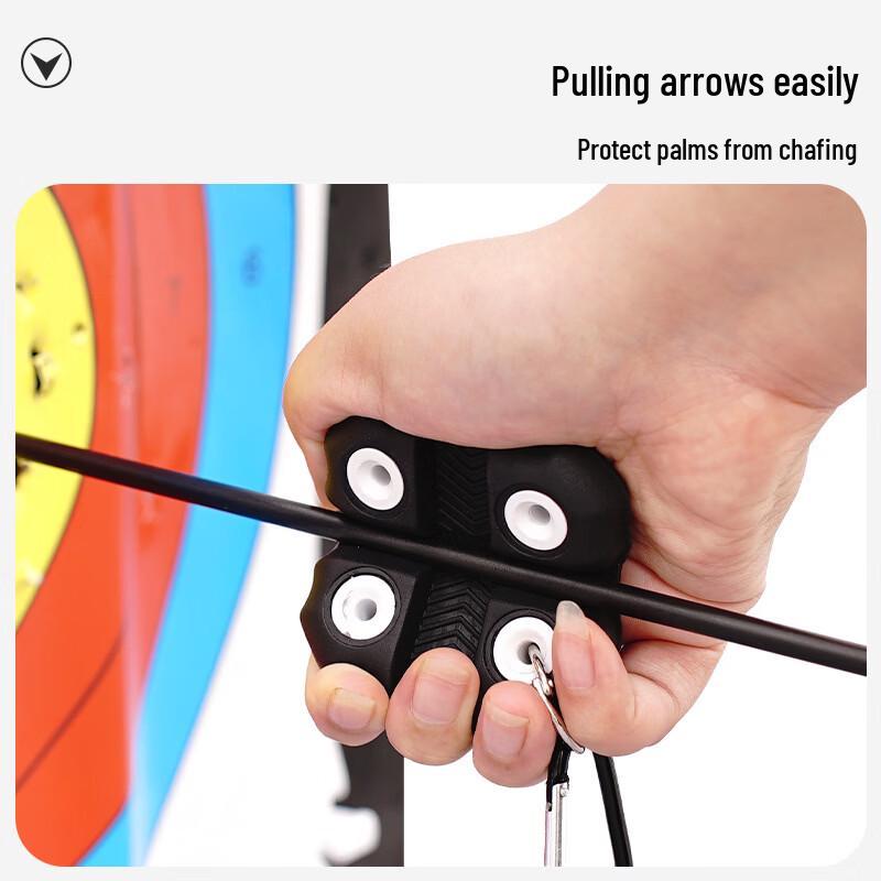 Square Archery Arrow Puller with Rubber Grip