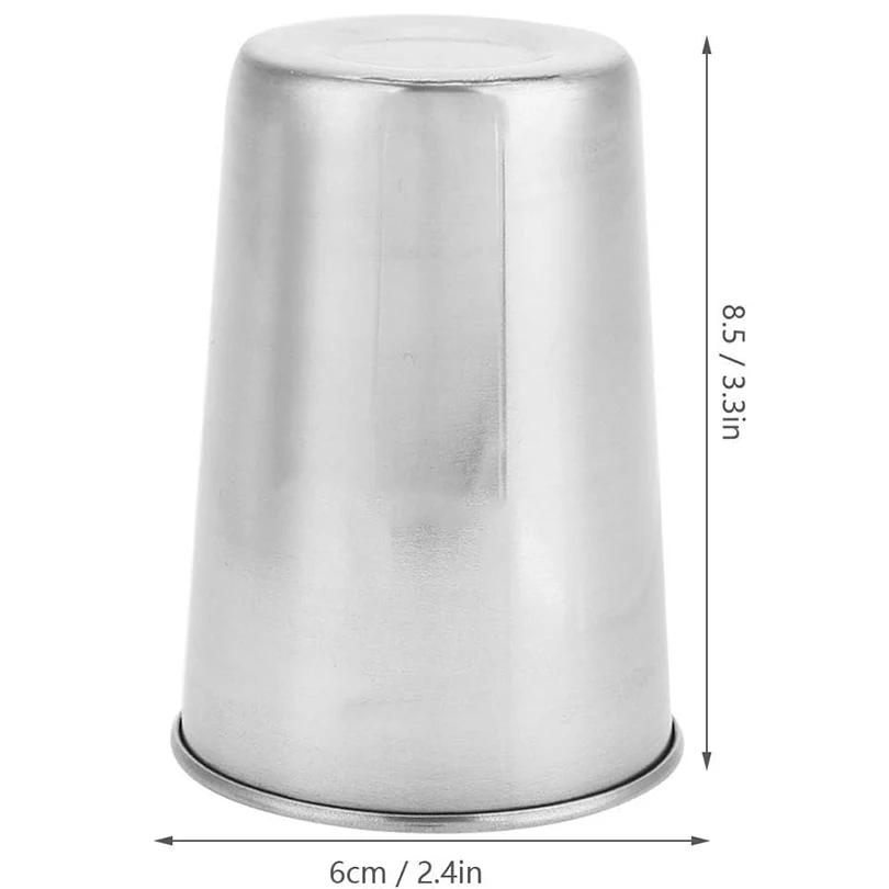 4KS Nerezové hrnky 170ml Mini sada Venkovní Praktická Cestovní Mini sada Sklenice Na Whisky Víno Kuchyně Jídelna Bar Domácí Nástroje