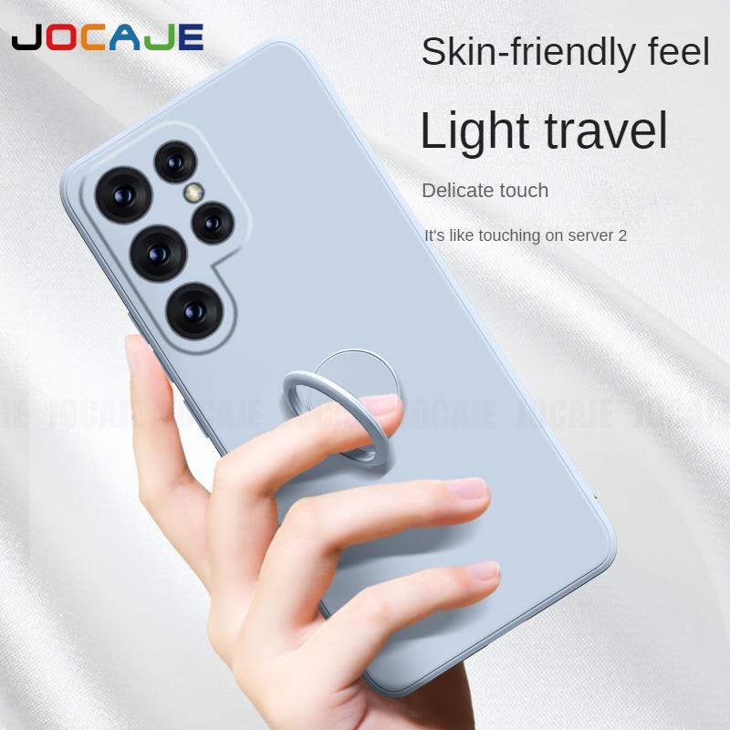 Жидкий силиконовый ремешок с кольцом-подставкой — фото 4