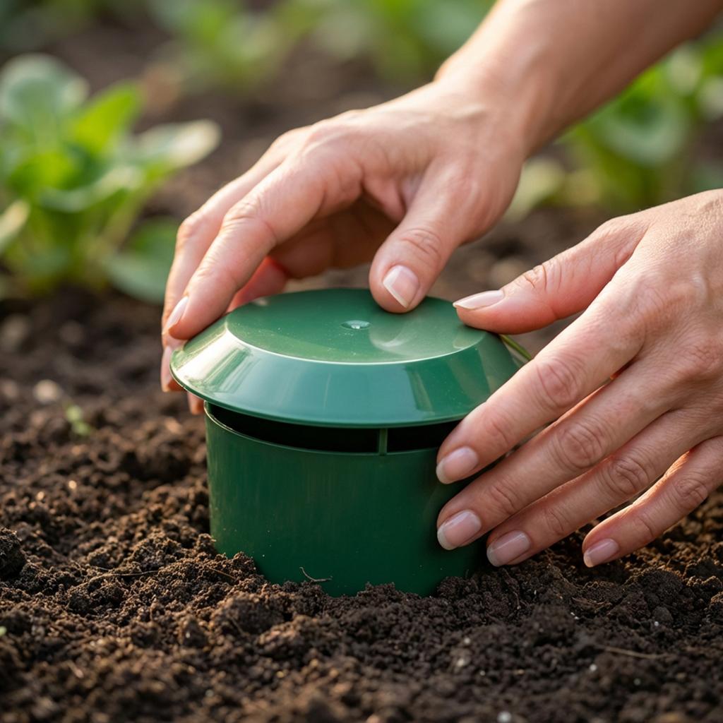 Garden Slug Trap Plastic Snail Catcher Pest Control Device for Vegetable Patch Flower Beds Lawn Protection Outdoor Use