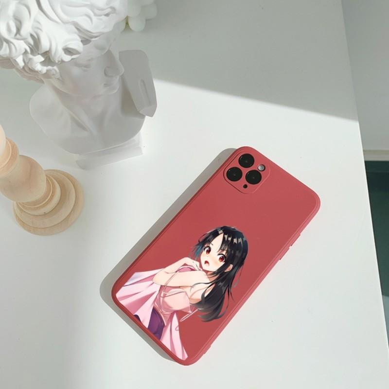 Anime Kaguya Sama Lk Pouzdro na telefon pro iPhone 11 12 13 Pro Max X XR XS Max 6 6S 7 8 Plus SE 2022 Tekuté Čtvercové Barevné Pouzdro na telefon