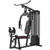 Weights Machine, Multi Gym with 45kg Weight Stack, Compact Home Gym Leg Press Machine for Full Body Training