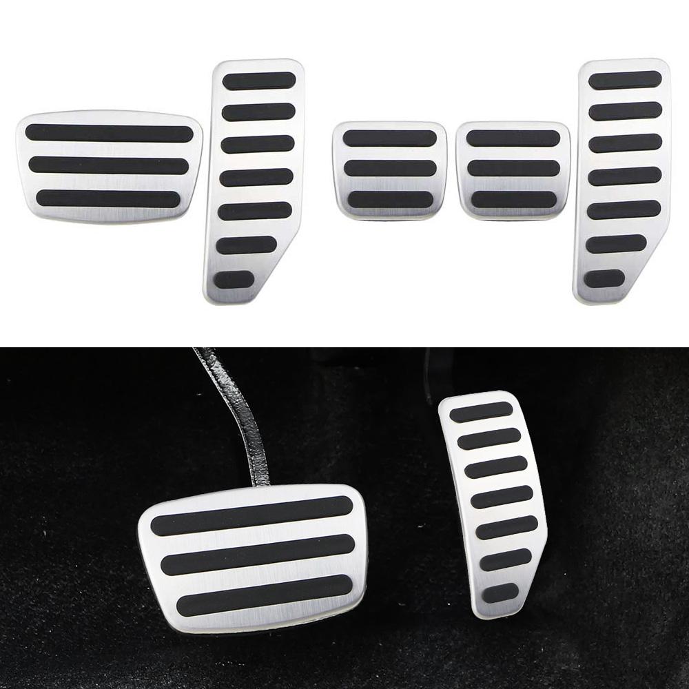 Car Pedals for Isuzu D-MAX DMAX 2017 - 2022 2023 2024 AT MT Gas Accelerator Brake Pedal Cover Stainless Steel Pads Accessories