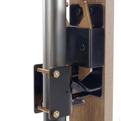 2 Way Lockable Gate Latch Hardware for Round Square Tubes Heavy Duty Livestock