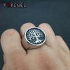 Hot Sale Punk Men Silver Color Tree of Life Ring Casting 316L Stainless Steel Rings for Men Ring Jewelry Bague Homme Fashion