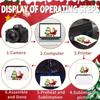 Pack of 38 Sublimation DIY Set Customizable Christmas Decors Set with Sublimation Blanks for Stylish Ornament