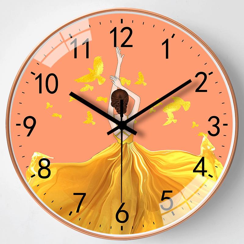 14-inch 35cm living room wall clock simple Nordic fashion home clock modern creative personality quartz clock
