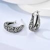 Women Earrings 925 Sterling Silver CZ Zircon Retro Curled Grass Patterned Water Droplets Sparkling Earring Wedding GiftsGood Product