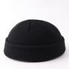 Melon Hat Men's and Women's Trend Autumn and Winter Wool Hat Student Fashion Flanged Yuppie Cold Hat Women's Brimless Knitting