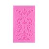 3Pcs Baroque Style Silicone Mold Flexible Non-Stick Flower Lace Mold Fondant Chocolate Decorating Tools for Wedding Birthday