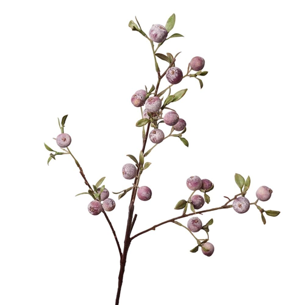 Grüne Blätter Künstliche Obstzweige Mehrfarbig Gartenbau Obstornamente Blumengesteck