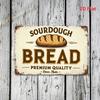 Metal Wall Art Plaque Kitchen Decor Rustic Bakery Cafe Sign Vintage Home Housewarming Gift