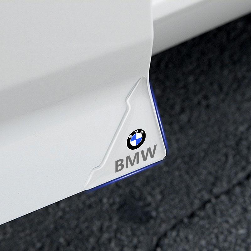 2Pcs Car Door Corner Protection Decals Stickers Car Styling For BMW E39 E46 E90 E36 E60 E34 E30 F30 X1 X3 X5 X6 71 E92 E93 E87