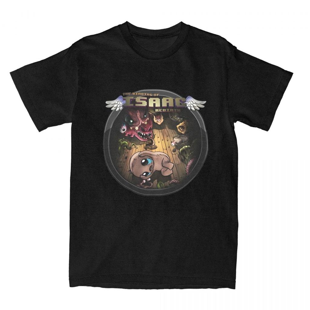 The Binding Of Isaac T-Shirt Video Game Novelty T-Shirts Short Sleeve Street Style Tops Pure Cotton O-Neck 4XL 5XL 6XL Top Tees