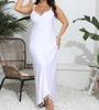 Traje de baño de talla grande para mujer, pareo de verano con borlas, pareo de bikini, ropa de playa, túnica sexy, vestido largo de playa