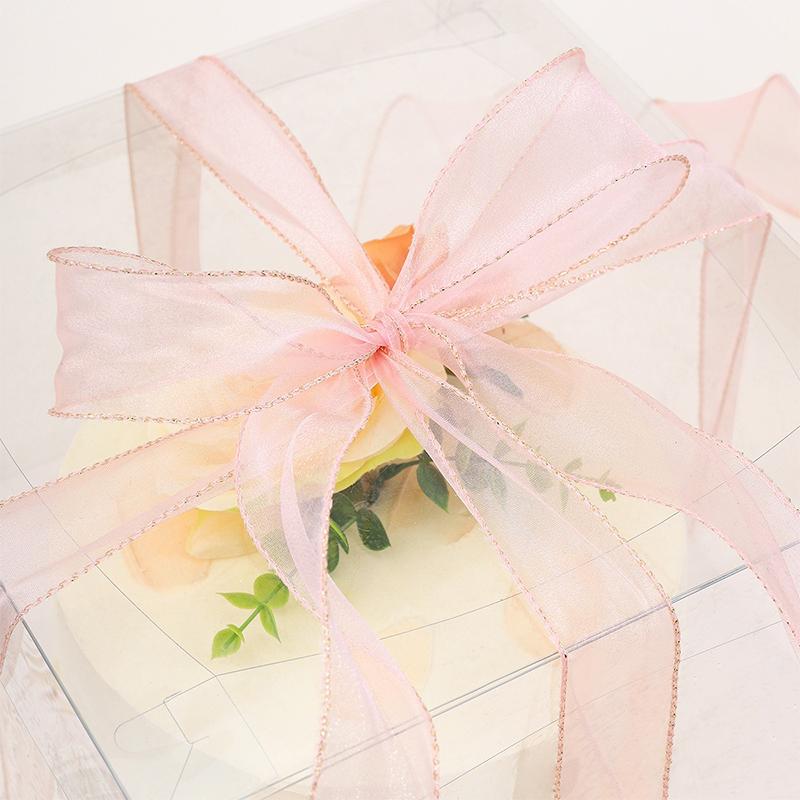 10Yards 40mm Golden Wavy Edge Chiffon Ribbon DIY Accessories Ribbon for Bows Bouquets Gift Wrapping Sewing Clothes Materials