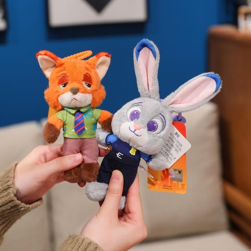Zootopia Judy Hopps Nick Wilde Plush Bag Charm With Soft Cotton Filling For Kids And Teens