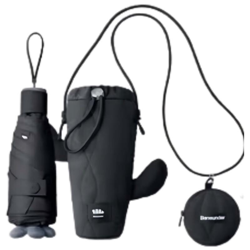 Beneath the Banana 5-Fold Black UV Protection Umbrella