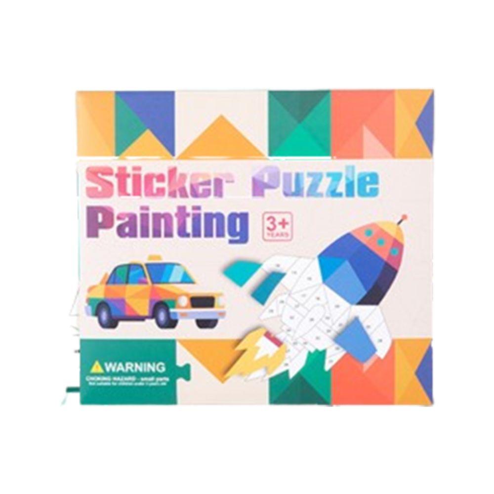 Paper DIY Paste Material Kit Educational Toys Animals Sticker Book  Children