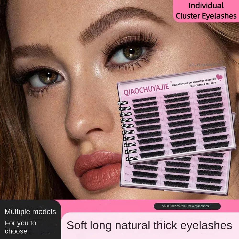 

Eyelashes Extensions L Curl False Eyelashes Segmented Segmented Eyelashes Bundles Women D-12mm