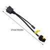 H4 Relay Wiring Harness 26cm, For H4 LED Xenon Bulb Projector Lens Conversion, Car Headlight Upgrade Accessories