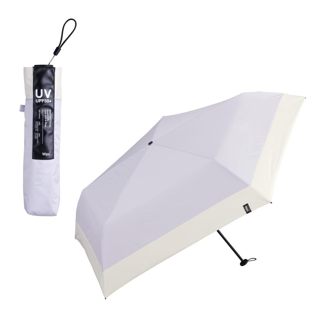 Sun Airlight 55cm Lavender X Shielding Light Blocking UV Cut Suitable for Sunny and Rainy Folding 55cm Rib 2026Wpc. Umbrella, Parasol, Unisex, Mini,
