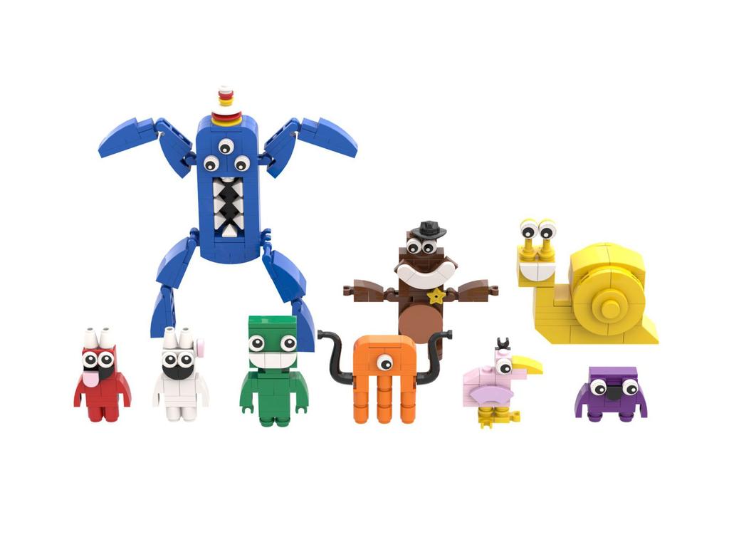 2023 Nuovi Blocchi da Costruzione Giocattoli Giardino di Banban Figure Cartoni Animati Anime Bambola Personaggio di Gioco Compleanno Natale per Bambini