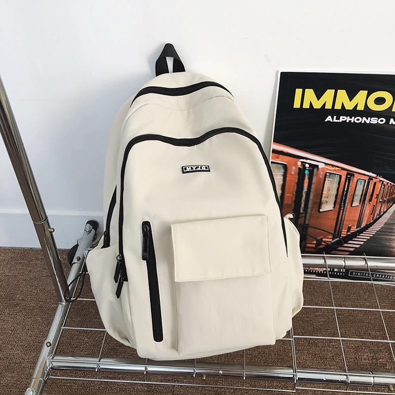 

Женский рюкзак большой вместимости Мужской рюкзак для отдыха и путешествий Универсальный рюкзак для студентов колледжа и старшеклассников Школьная сумка белый