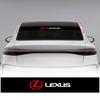 Adesivi Riflettenti per Parabrezza Auto Vinile Tuning 3D per Lexus IS ES GS LS UX NX RX