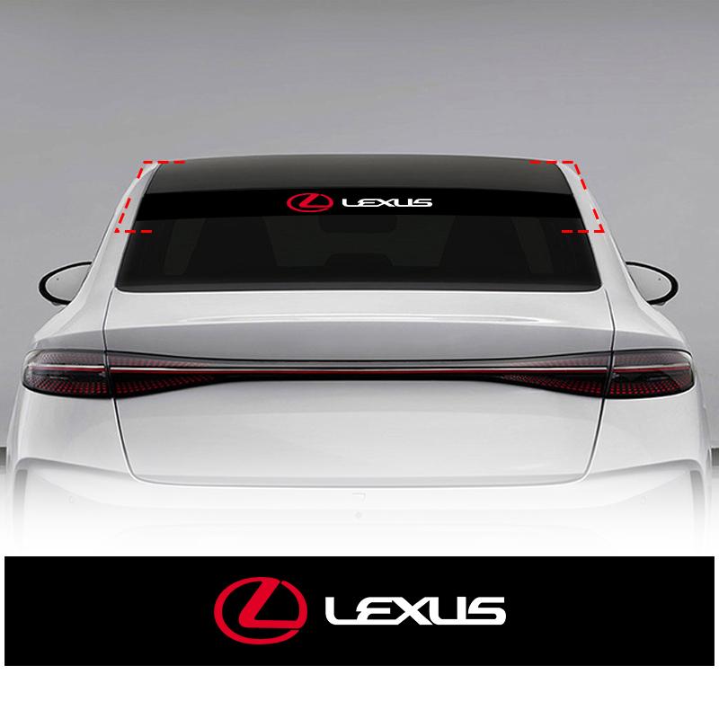 Adesivi Riflettenti per Parabrezza Auto Vinile Tuning 3D per Lexus IS ES GS LS UX NX RX