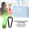 1 Set Beach Bag U-shaped Hook Carabiner Mushroom Buckle Heavy Duty EVA Summer Beach Tote Hole Handbag Hanger Accessories Kit