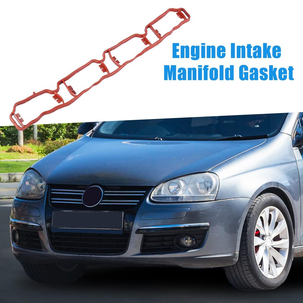 A ABSOPRO Car Engine Intake Manifold Gasket 06F129717D Compatible with Volksw Agen Fits Jet