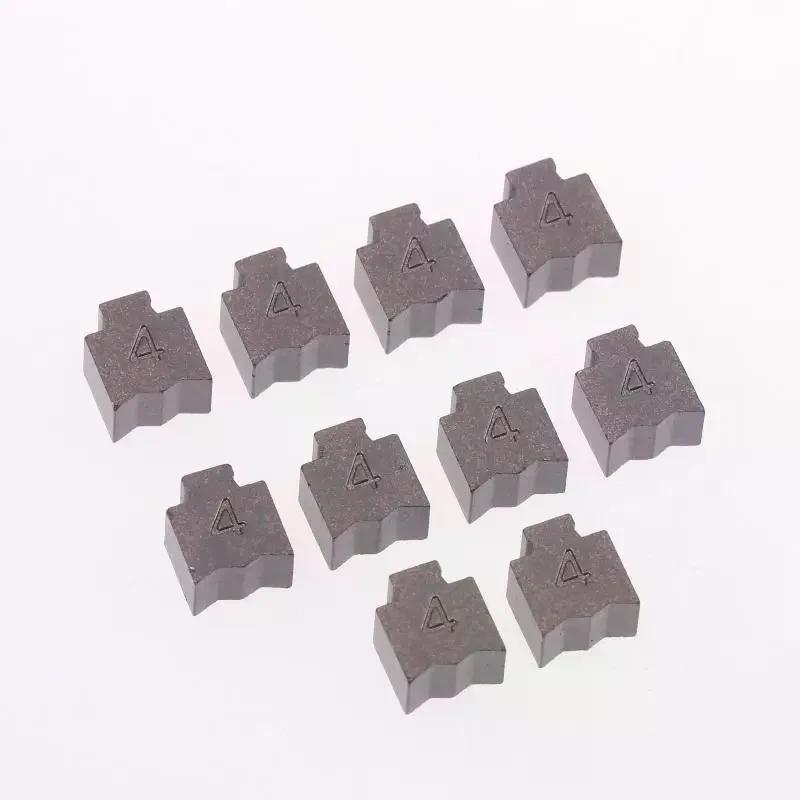 10PCS For RS775 RS750 RS755 Grey Carbon Brushes Electric Drill Motors Angle Grinders Power Tool Carbon Brush Replace Accessories