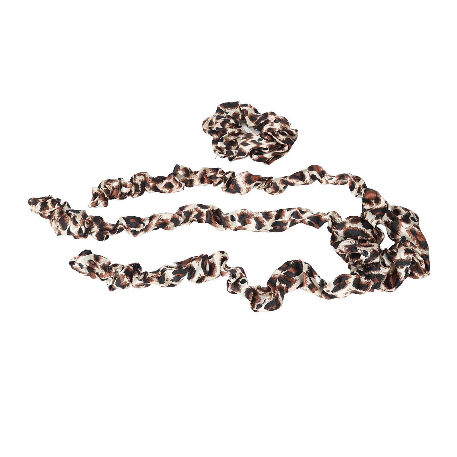 

Бигуди для волос без нагрева с резинкой-скранчи, палочка для завивки без нагрева, повязка на голову, бигуди для сна, укладка цветной печати леопарда