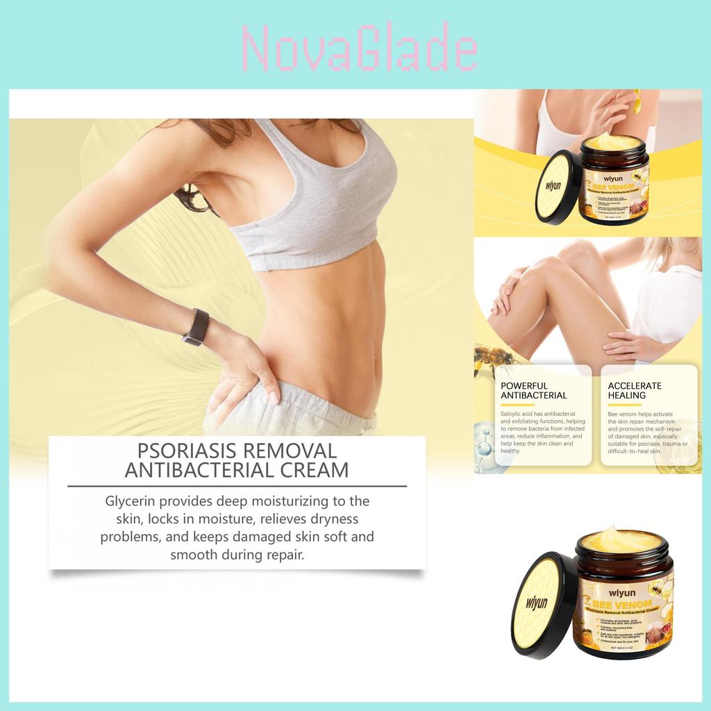 Wiyun Bee Venom Skin Care Cream Gentle Moisturizing Soothing Hydration For Skin 60g