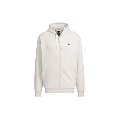 Casual Solid Color Hooded Zip Jacket Men Jackets Phosphor-Brown IV7604