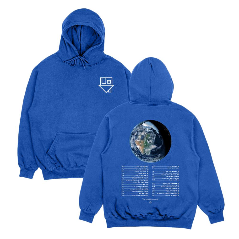 The Neighbourhood The Wourld Tour 2026 Mikiny Hip Hop Wiped Out! Grafický streetwear na 10. výročie pre ženy a mužov, ležérne pulóvre